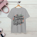 Empowering Women's Quote Unisex Heavy Cotton Tee - 'She Overcame Everything' - GULLYDESIGN