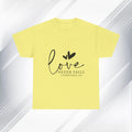 Love Never Fails Unisex Heavy Cotton Tee - Inspirational Christian T-Shirt - GULLYDESIGN