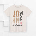 Personalized Unisex Heavy Cotton Tee - Custom Name & Age Design - GULLYDESIGN