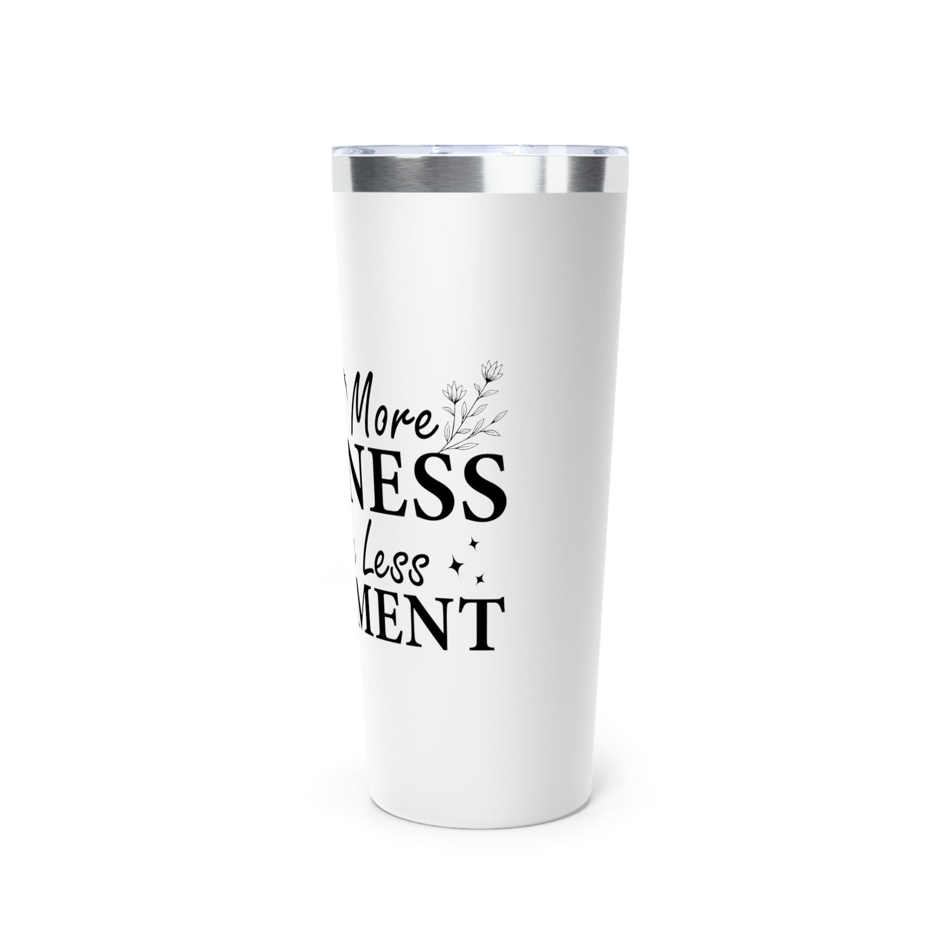 Motivational Tumbler - "A Little More Kindness, A Little Less Judgment" - 22oz Copper Vacuum Insulated Travel Mug - GULLYDESIGN