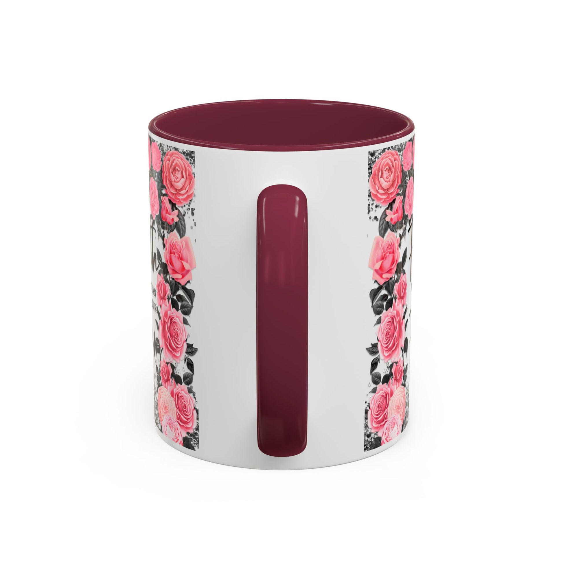 Colorful Floral Faith Mugs - Inspirational Coffee Cups for Home & Gifts - GULLYDESIGN