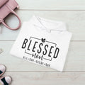 Blessed Mom Unisex Heavy Blend™ Hooded Sweatshirt - All Day Every Day - GULLYDESIGN