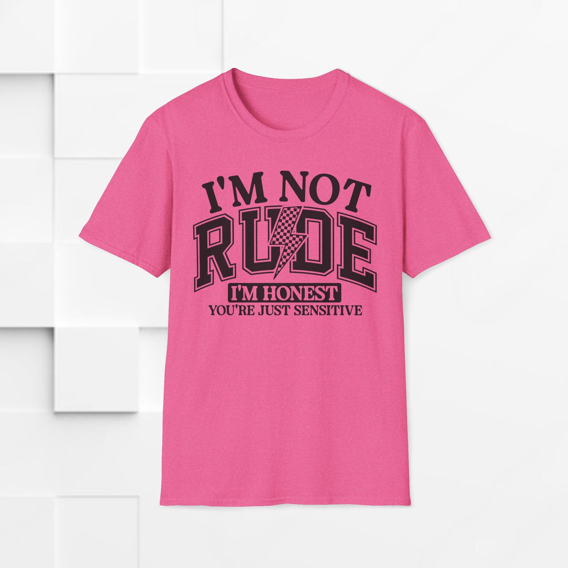 I'm Not Rude Unisex Softstyle T-Shirt – Honest Statement Tee for Fun Encounters - GULLYDESIGN