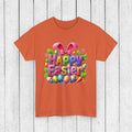 Happy Easter Unisex Heavy Cotton Tee - Fun & Festive Spring Shirt - GULLYDESIGN