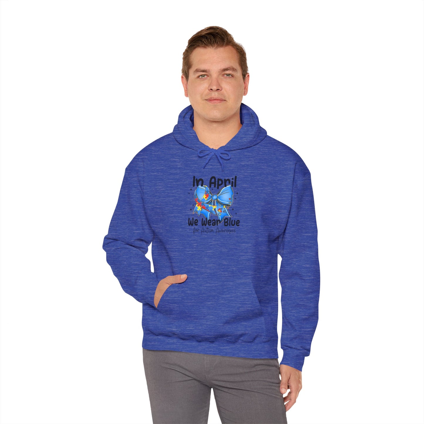 April Awareness Hoodie - We Wear Blue for Autism