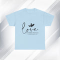 Love Never Fails Unisex Heavy Cotton Tee - Inspirational Christian T-Shirt - GULLYDESIGN