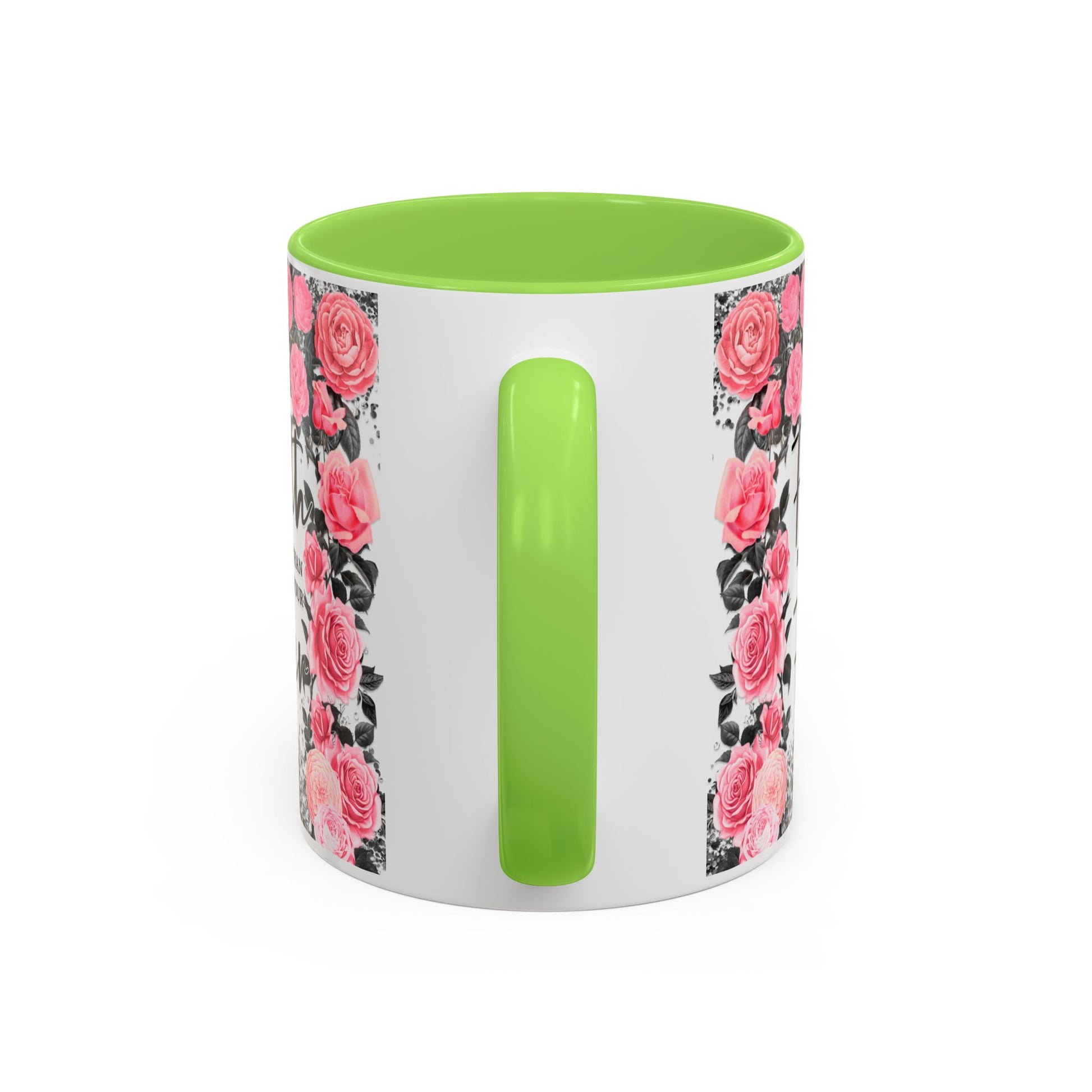 Colorful Floral Faith Mugs - Inspirational Coffee Cups for Home & Gifts - GULLYDESIGN