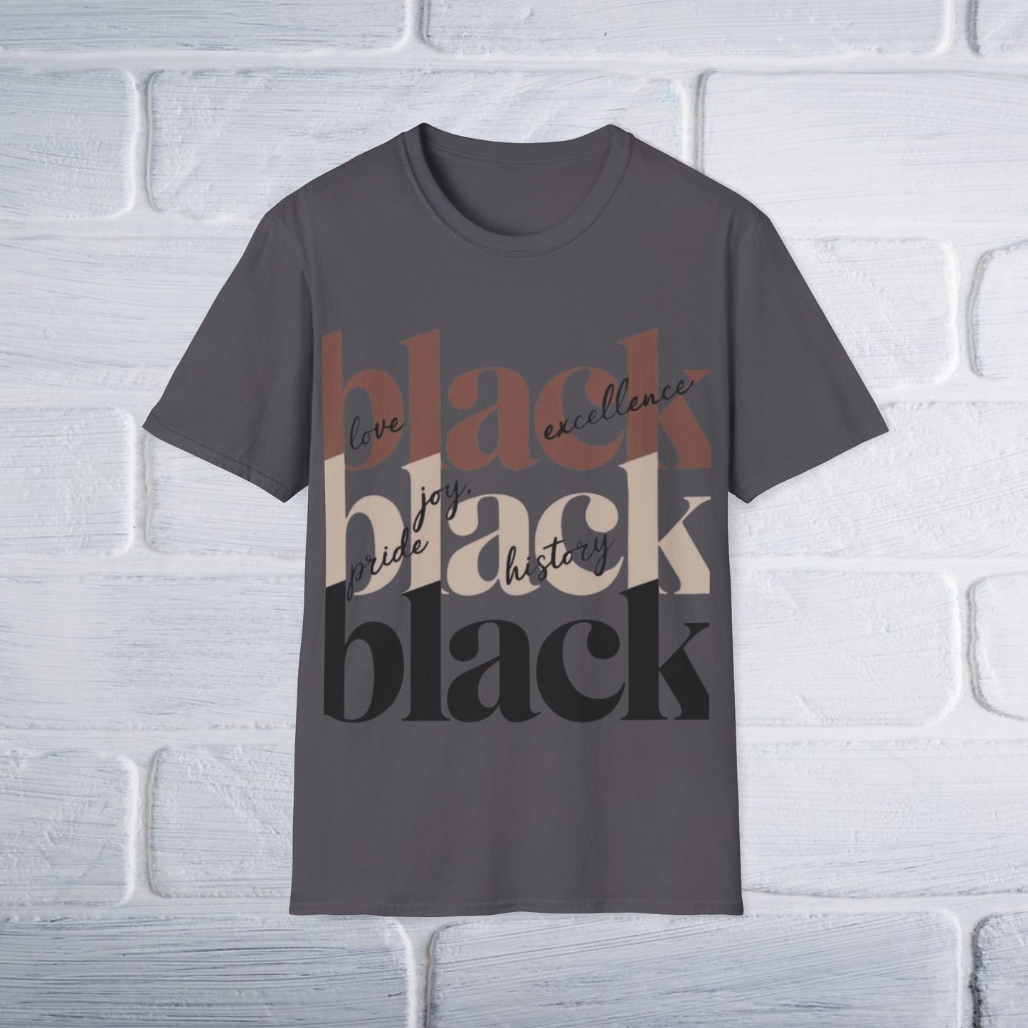 Black History T-Shirt - Unisex Softstyle - GULLYDESIGN