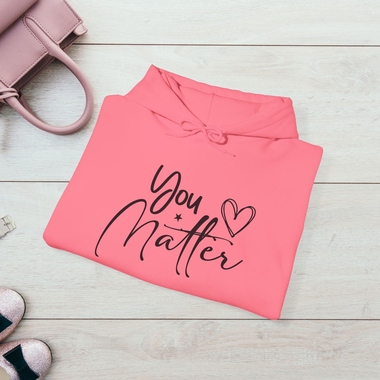 You Matter Unisex Heavy Blend™ Hooded Sweatshirt - Inspirational Warmth for Everyday Comfort