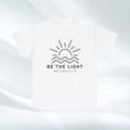 Inspirational Unisex Heavy Cotton Tee - 'Be The Light' Matthew 5:14 - GULLYDESIGN