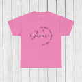 Faith-Inspired Unisex Heavy Cotton Tee - 'The Way, The Truth, The Life' - GULLYDESIGN