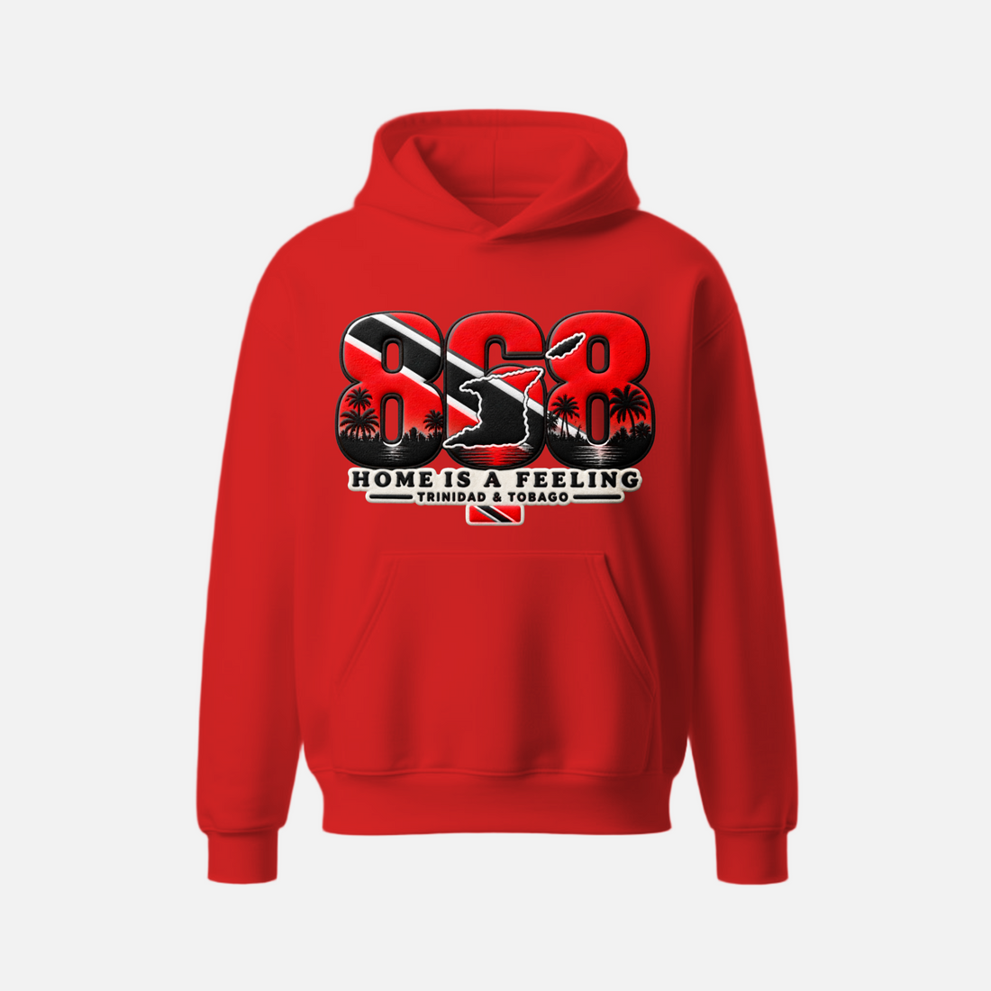 868 Home Is A Feeling hoodie in white