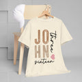 Personalized Unisex Heavy Cotton Tee - Custom Name & Age Design - GULLYDESIGN