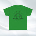 Inspirational Unisex Heavy Cotton Tee - 'Be The Light' Matthew 5:14 - GULLYDESIGN