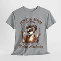 Just a Mom Heavy Cotton Tee - Funny Mom Shirt - GULLYDESIGN