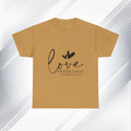 Love Never Fails Unisex Heavy Cotton Tee - Inspirational Christian T-Shirt - GULLYDESIGN