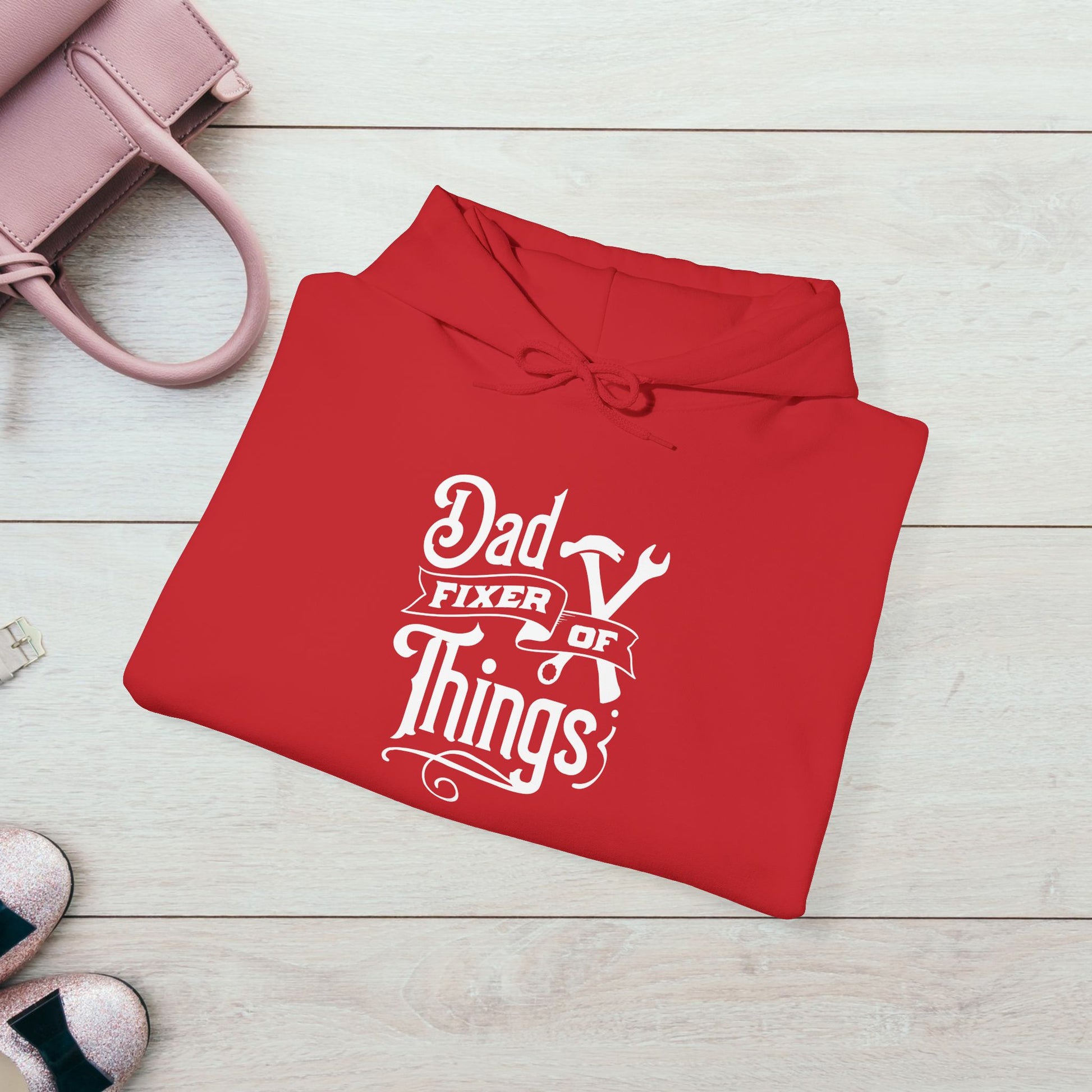 Dad Fixer Of Things Hooded Sweatshirt  - Unisex Heavy Blend™ - GULLYDESIGN