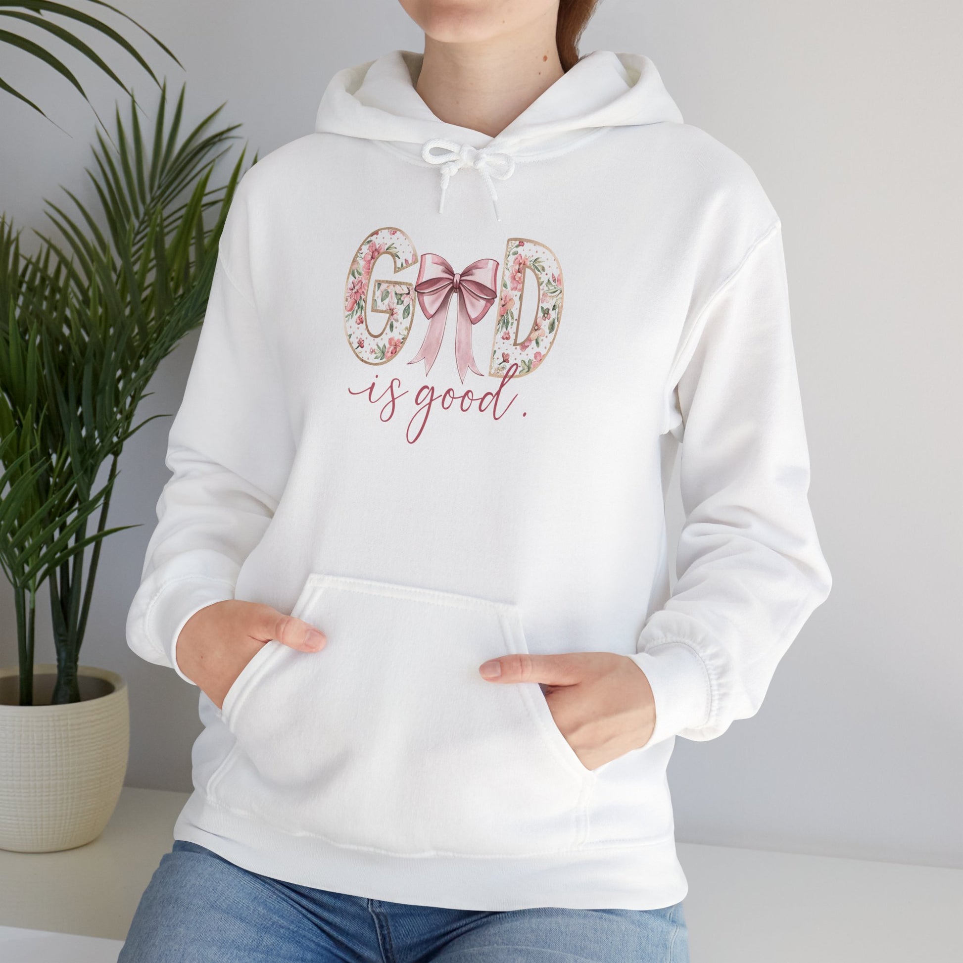Inspirational God is Good Hoodie - Unisex Heavy Blend™ Sweatshirt - GULLYDESIGN