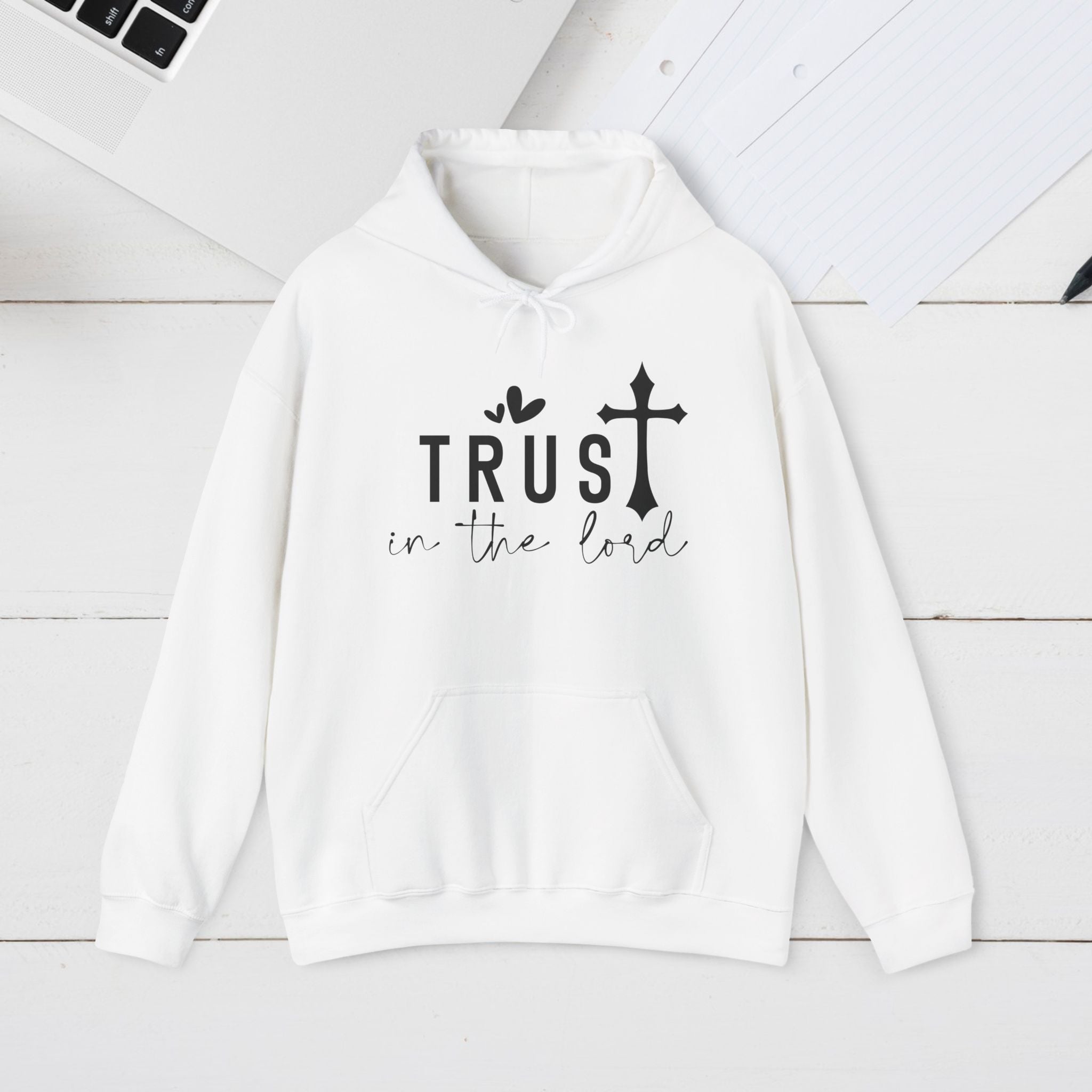 Trust in the Lord Hoodie - Unisex Heavy Blend Sweatshirt - GULLYDESIGN