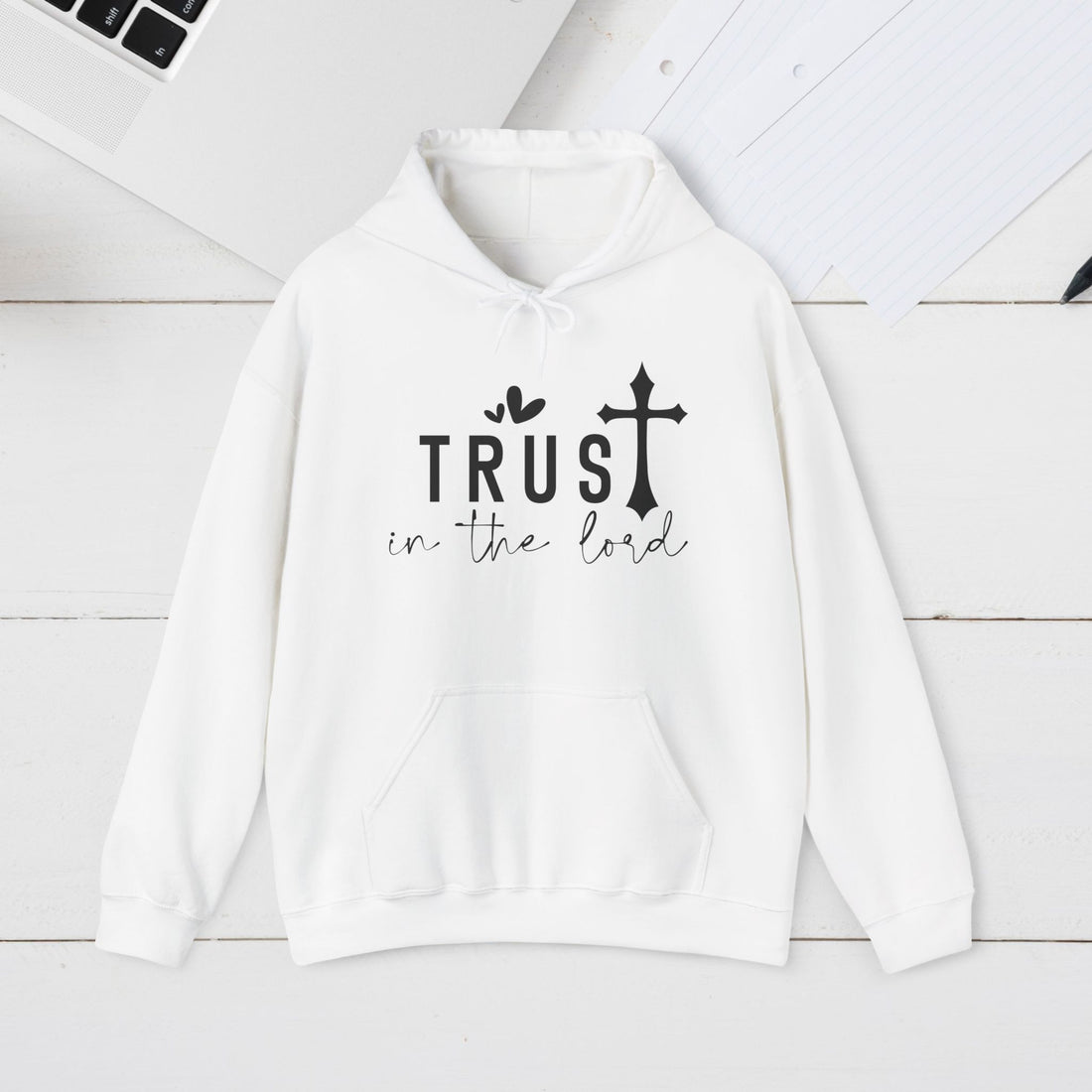 Trust in the Lord Hoodie - Unisex Heavy Blend Sweatshirt - GULLYDESIGN