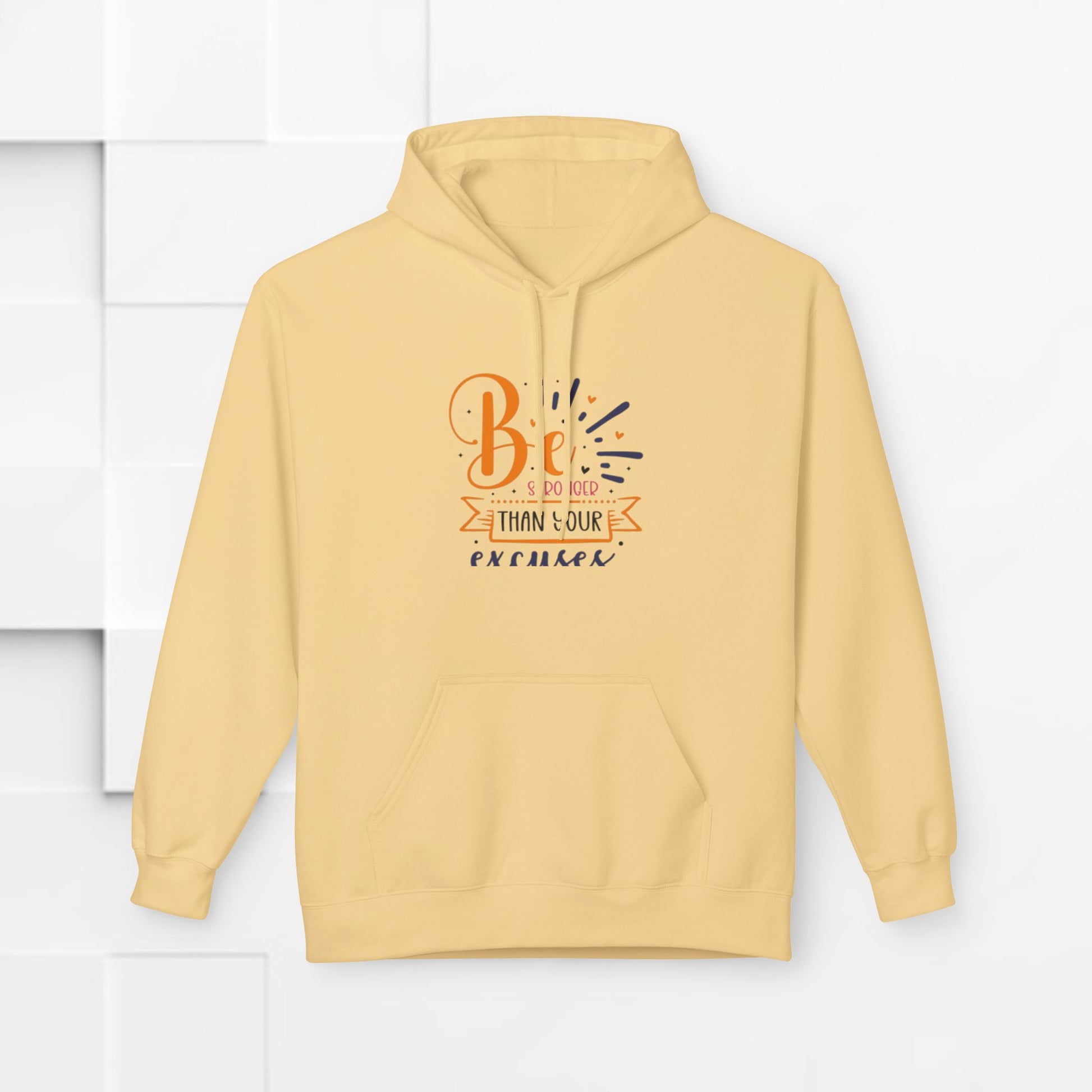 Be Brighter Than Your Excuses Unisex Hoodie - GULLYDESIGN