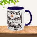 Inspirational Desert Scene Mug - 11oz & 15oz Colorful Coffee Cup for Faith & Encouragement - GULLYDESIGN