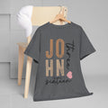Personalized Unisex Heavy Cotton Tee - Custom Name & Age Design - GULLYDESIGN