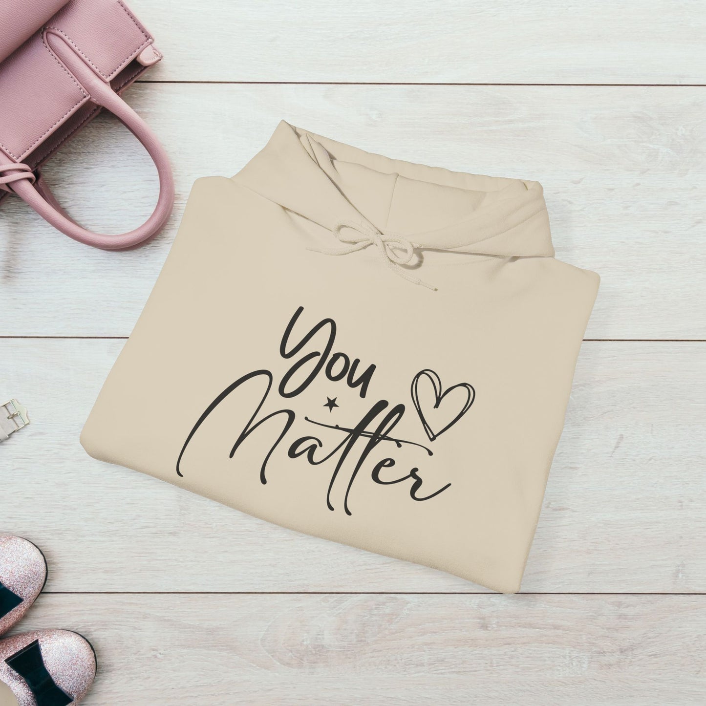 You Matter Unisex Heavy Blend™ Hooded Sweatshirt - Inspirational Warmth for Everyday Comfort