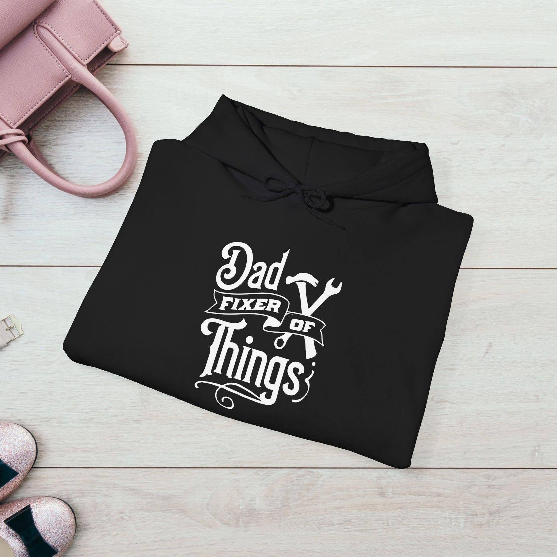 Dad Fixer Of Things Hooded Sweatshirt  - Unisex Heavy Blend™ - GULLYDESIGN