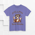 Just a Mom Heavy Cotton Tee - Funny Mom Shirt - GULLYDESIGN