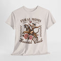Feral Moms Social Club Tee - Unisex Heavy Cotton T-Shirt for Fun & Rebellious Moms - GULLYDESIGN