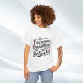 Empowering Women's Quote Unisex Heavy Cotton Tee - 'She Overcame Everything' - GULLYDESIGN