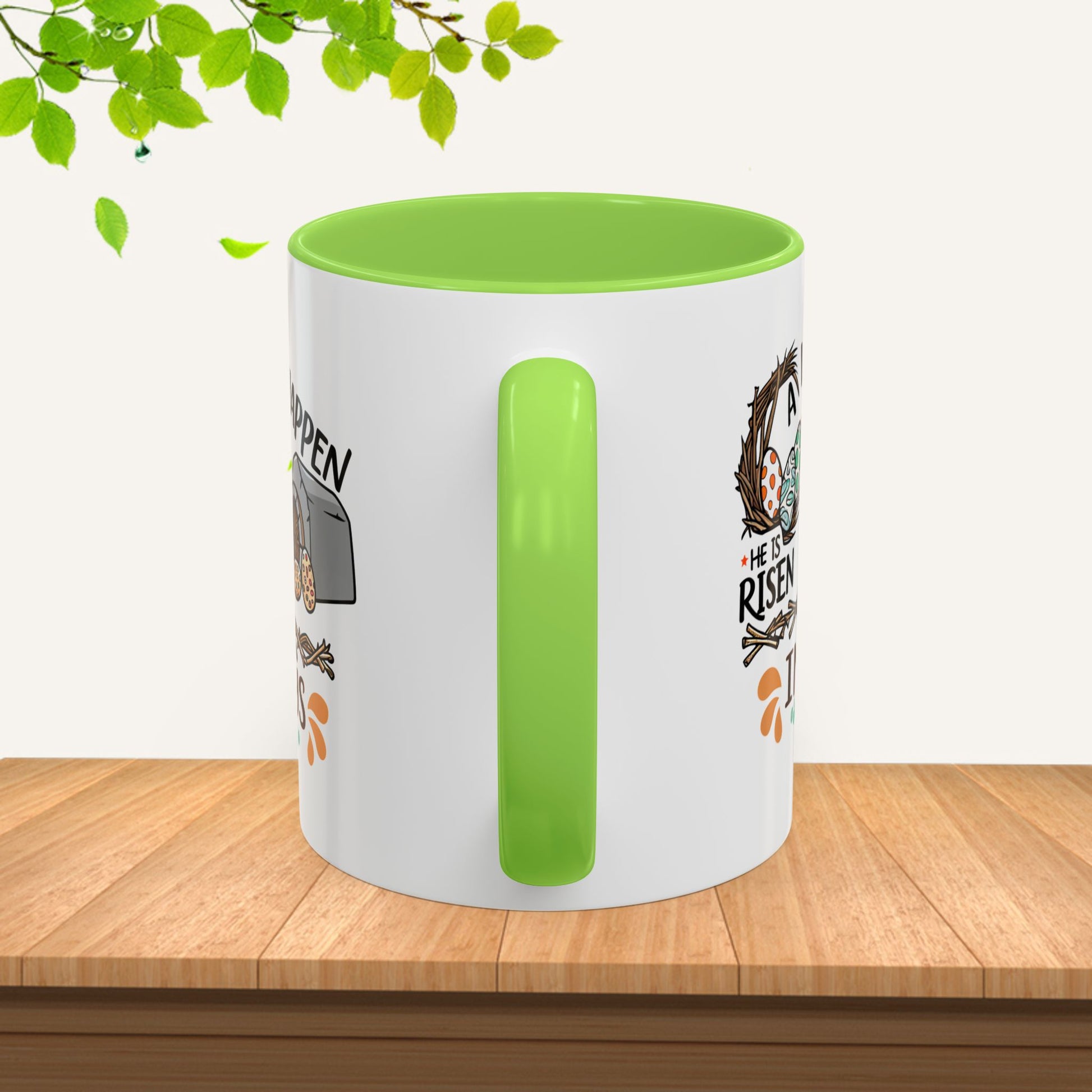 Inspirational Easter Mug - "A Lot Can Happen in 3 Days" - Colorful 11oz & 15oz Coffee Cup - GULLYDESIGN
