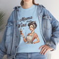 Mama Needs Wine Unisex Heavy Cotton Tee - Fun and Playful Gift for Wine Lovers - GULLYDESIGN