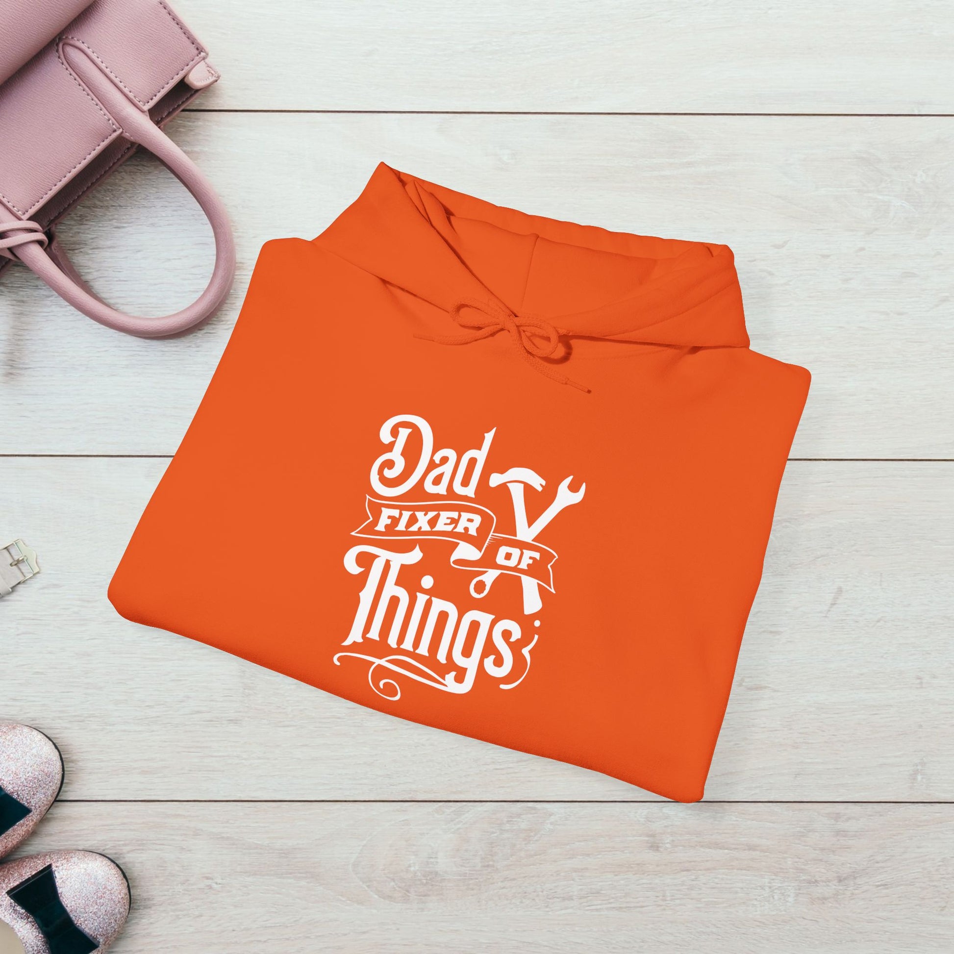 Dad Fixer Of Things Hooded Sweatshirt  - Unisex Heavy Blend™ - GULLYDESIGN