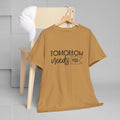 Inspirational Unisex Heavy Cotton Tee - 'Tomorrow Needs You' - GULLYDESIGN