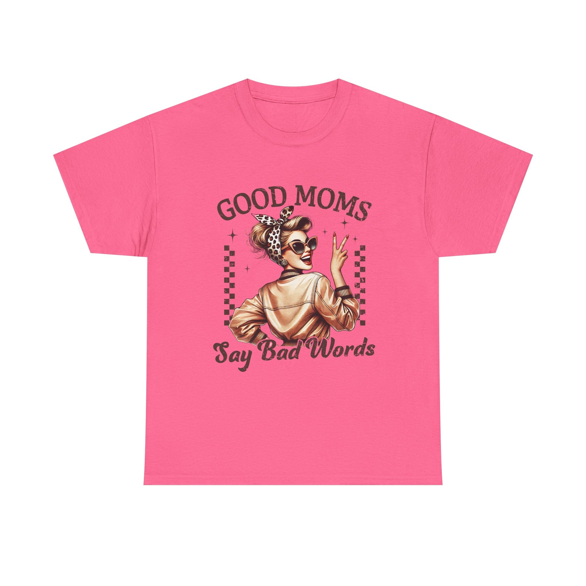 Good Moms Say Bad Words Unisex Heavy Cotton Tee | Funny Mom Shirt - GULLYDESIGN