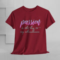 Passion is the Key Unisex Heavy Cotton Tee - Motivational T-Shirt for Inspiration and Abundance - GULLYDESIGN