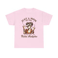 Just a Mom Heavy Cotton Tee - Funny Mom Shirt - GULLYDESIGN