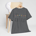 Inspirational Mom Heavy Cotton Tee - Strong, Brave, Kind, Beautiful Design - GULLYDESIGN