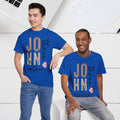 Personalized Unisex Heavy Cotton Tee - Custom Name & Age Design - GULLYDESIGN