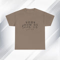 Inspirational Unisex Heavy Cotton Tee - 'Oh How He Loves Us' John 4:10 - GULLYDESIGN