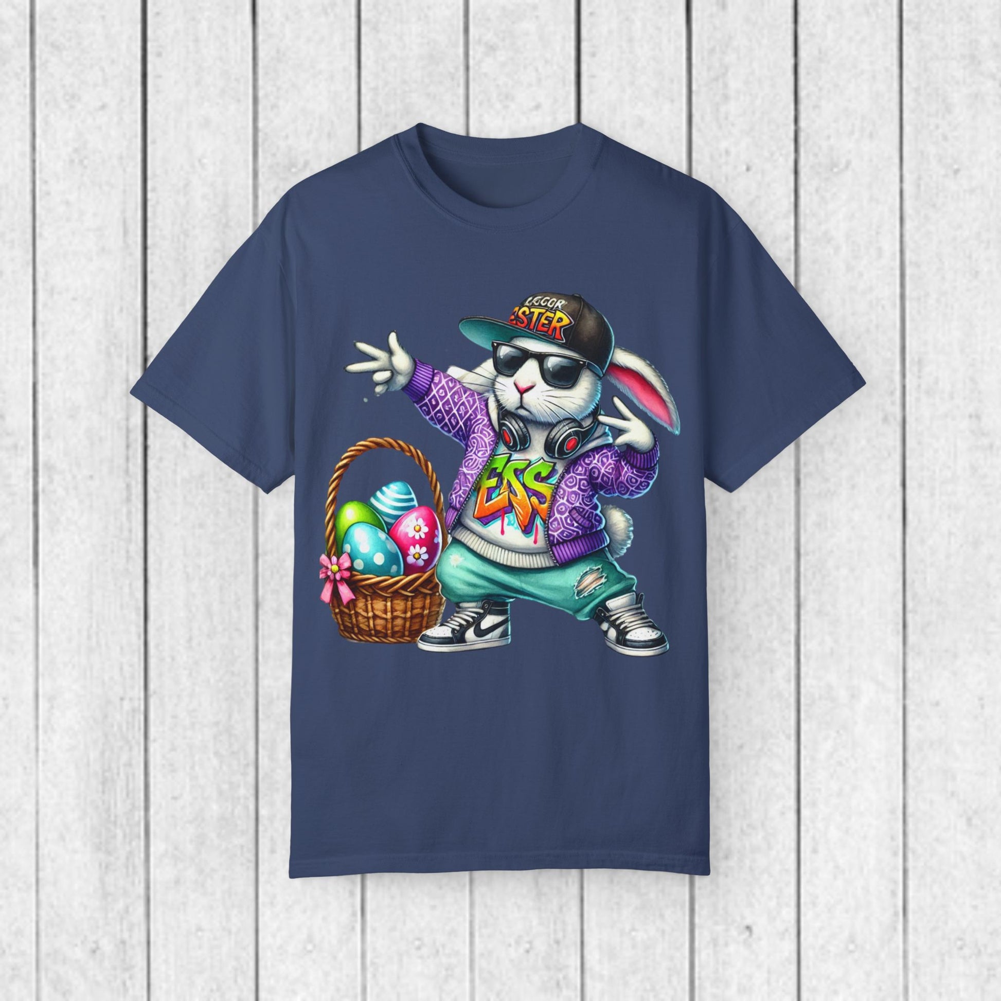 Hip Hop Easter Bunny Unisex T-Shirt - Fun & Festive Spring Apparel - GULLYDESIGN
