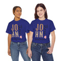 Personalized Unisex Heavy Cotton Tee - Custom Name & Age Design - GULLYDESIGN