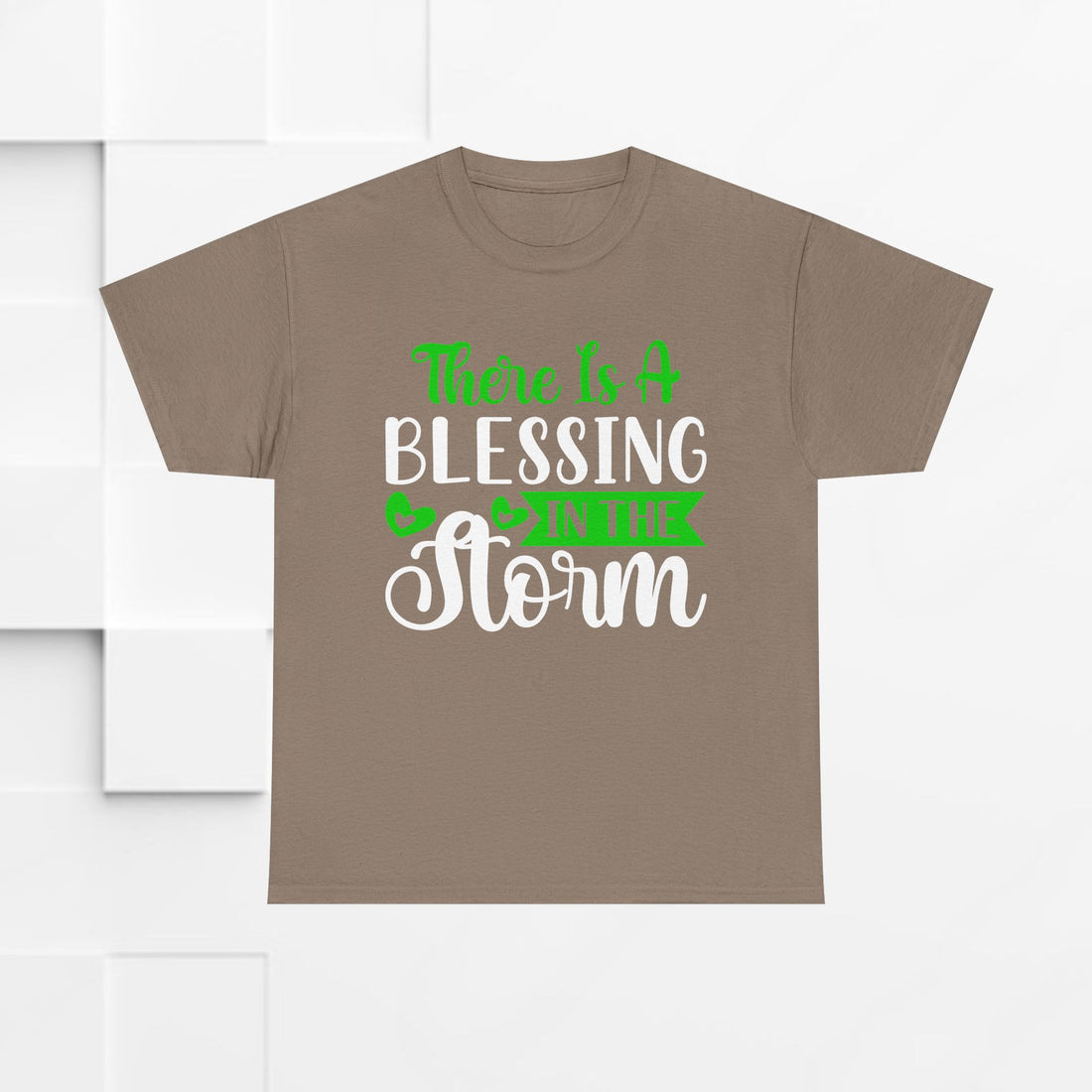 Inspirational Tee - &quot;There Is A Blessing In The Storm&quot; - GULLYDESIGN