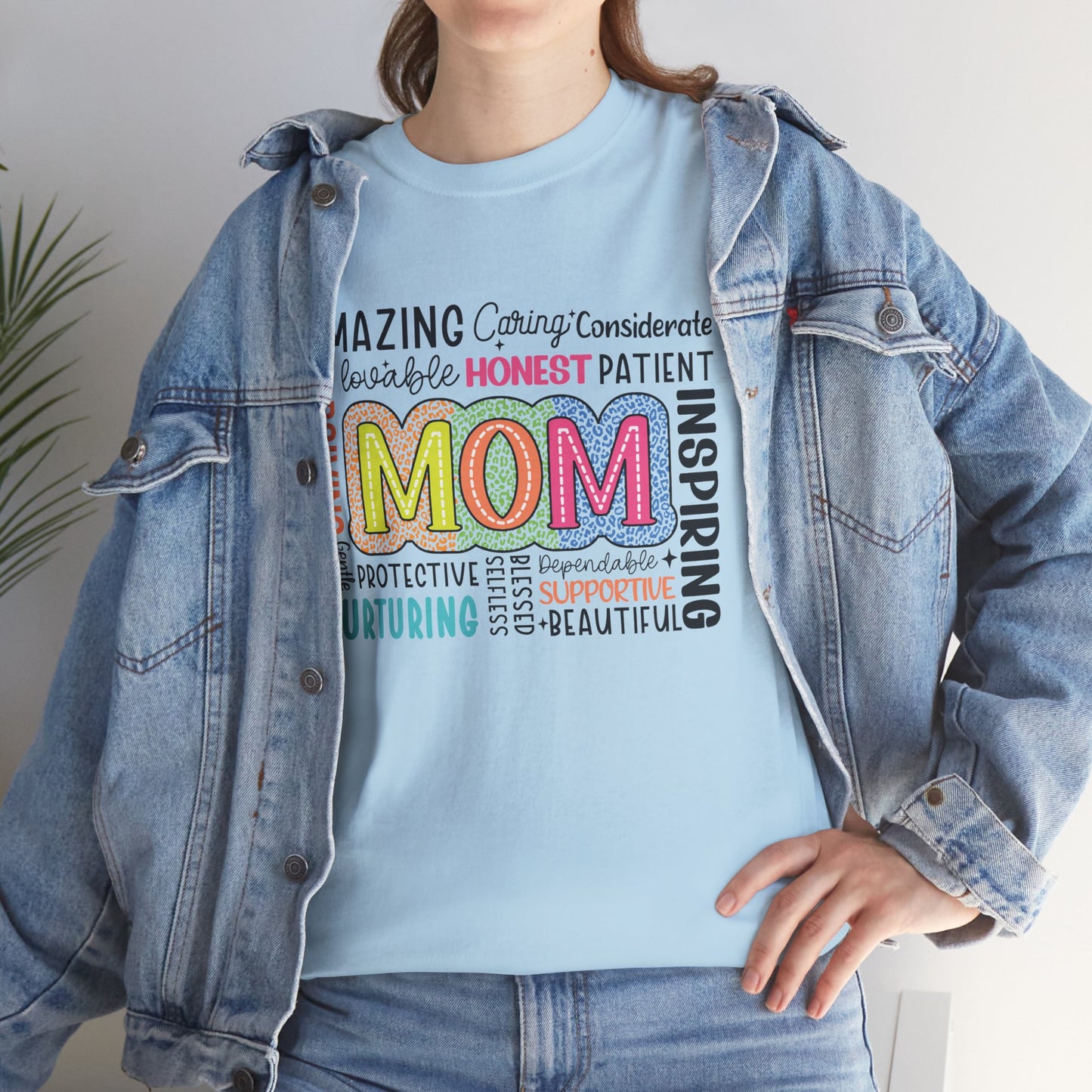 Inspiring Mom Tribute Unisex Heavy Cotton Tee