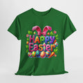 Happy Easter Unisex Heavy Cotton Tee - Fun & Festive Spring Shirt - GULLYDESIGN