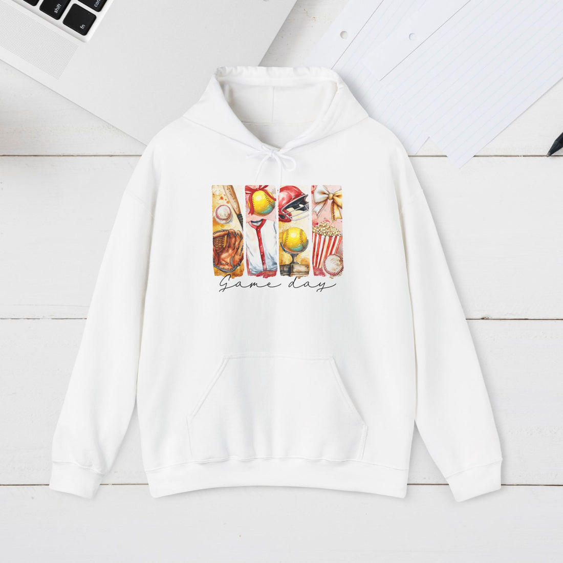 Game Day Hoodie – Unisex Heavy Blend™ Sweatshirt for Sports Enthusiasts - GULLYDESIGN