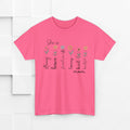Inspirational Mom Heavy Cotton Tee - Strong, Brave, Kind, Beautiful Design - GULLYDESIGN
