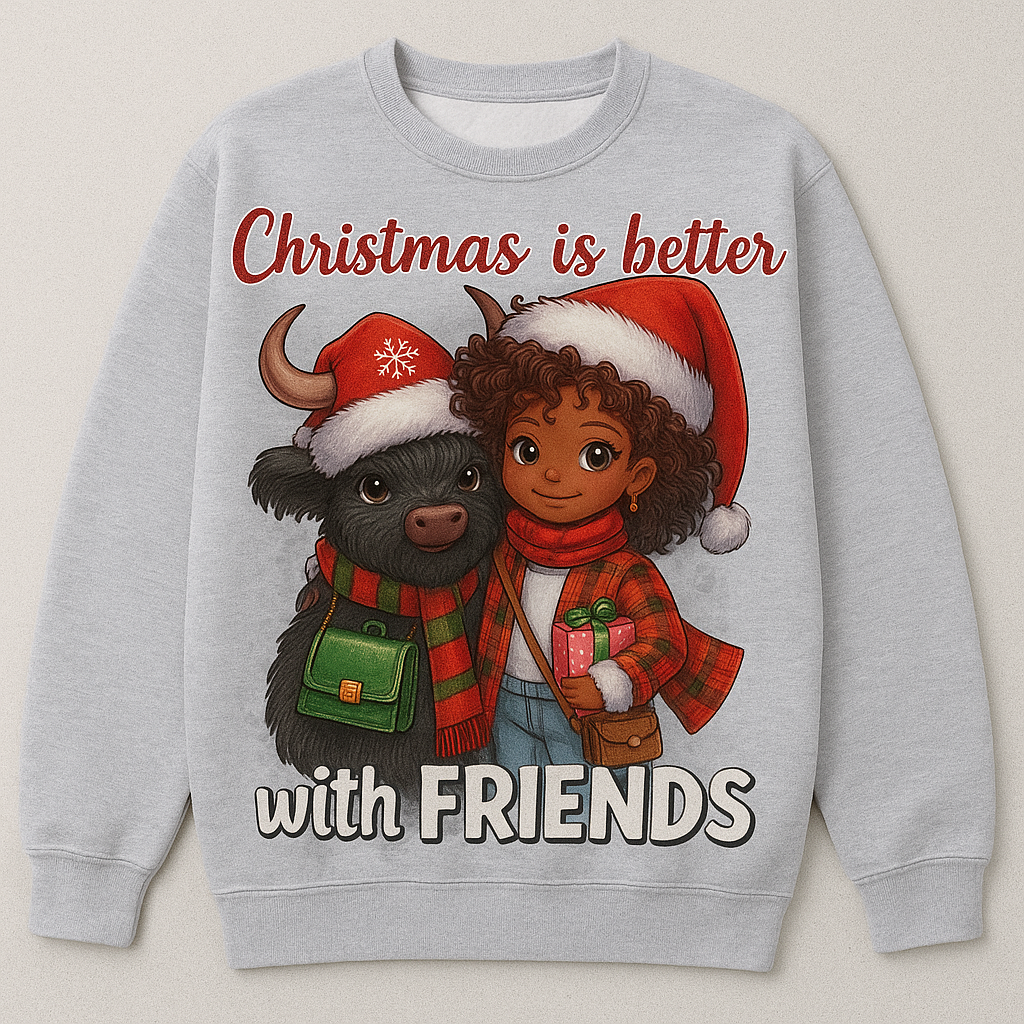 Christmas Is Better with Friends Sweatshirt